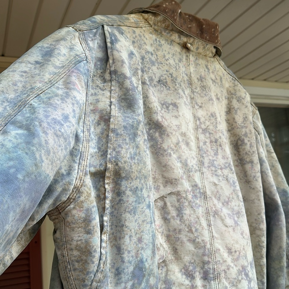 Vintage Carhart Chore Barn Coat, Lining INSULATED!, bleach dyed Men’s Large - Picture 6 of 8